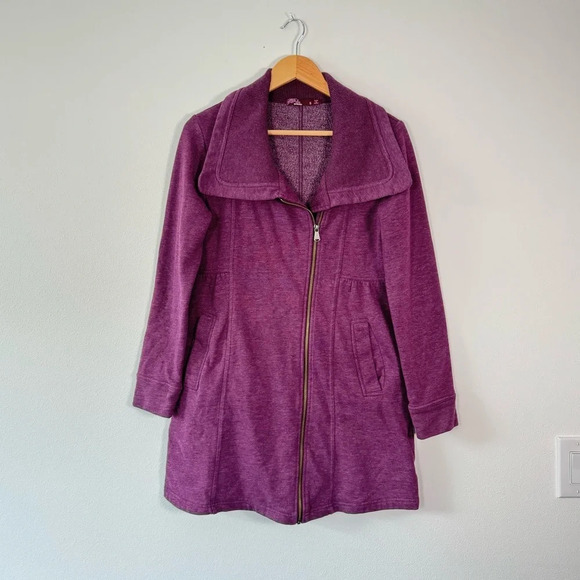 Prana Asymmetrical Zip Sweatshirt - Picture 1 of 4